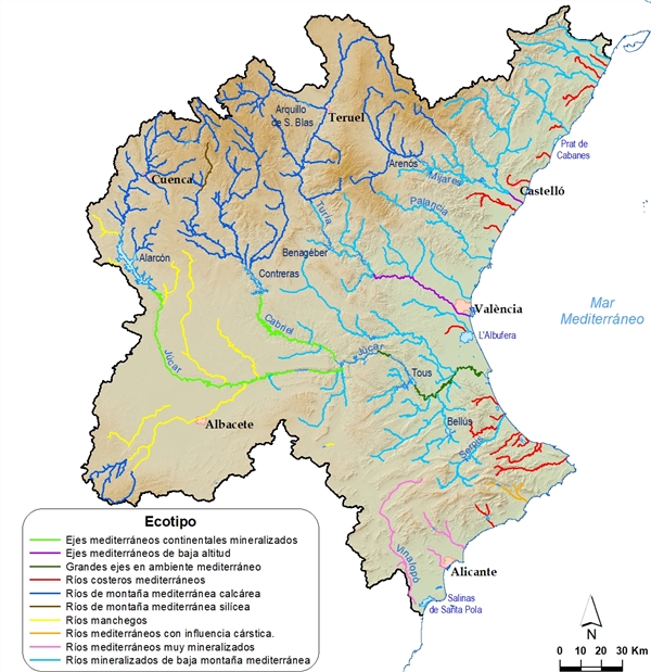 Masas de agua superficial categoría río