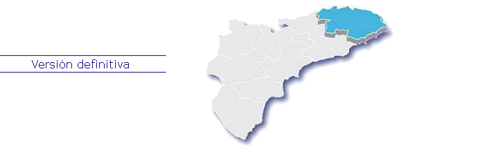 Mapa de situación de la Marina Alta