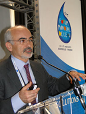 Javier Ferrer, Jefe de la OPH, durante su intervención
