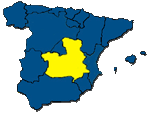 Localización de Castilla-La Mancha